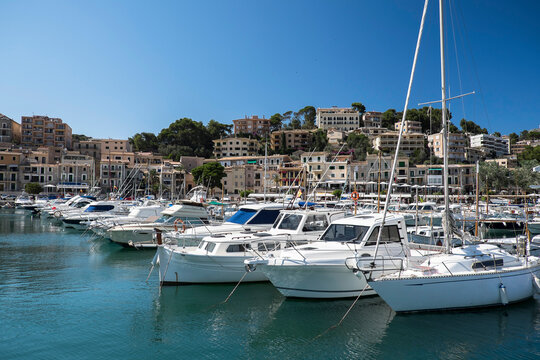 Soller, Mallorca, Boats in marina