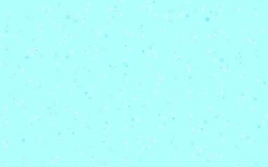 Light Blue, Green vector backdrop with dots.