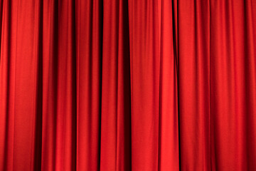 Red curtain