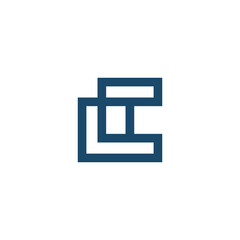C logo Vector icon illustrations