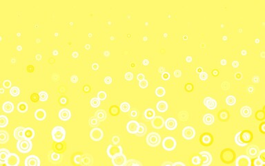 Light Yellow vector backdrop with dots.