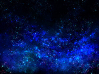 幻想的でファンタジーの様な綺麗な抽象画