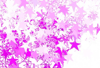 Light Multicolor vector layout with bright stars.