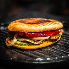 Sandwich panino vegetariano