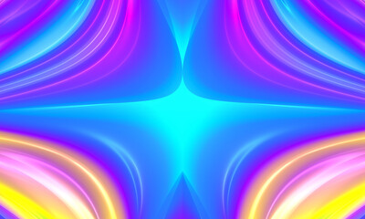 Beautiful abstract background for art projects, cards, business, posters. 3D illustration, computer-generated fractal