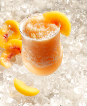 Peach slushy