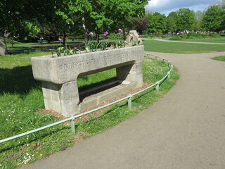 horse trough in South Park Gardens, Wimbledon