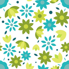 Flower seamless pattern