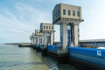 長崎県諫早市　諫早湾干拓事業　潮受け堤防