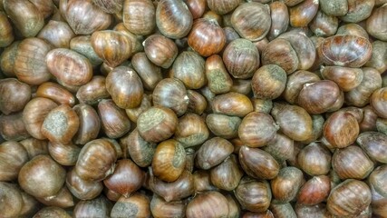castañas, fruta seca, natural
