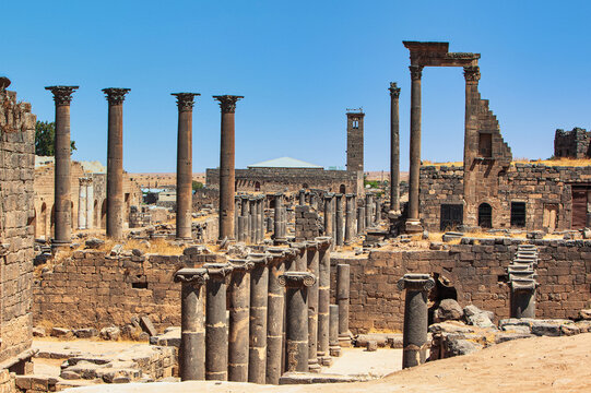 Bosra Jordania ruinas ciudad