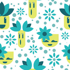 Flower seamless pattern