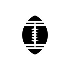 American Football Ball Icon Design Vector Template Illustration