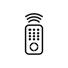 Remote Control Icon Design Vector Template Illustration