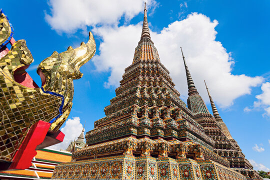 Part of Wat Arun temple facade