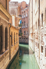 VENEZIA (ITALY) - AUGUST 9, 2020: View of Venice - Old View