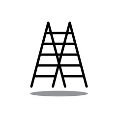 Step ladder Icon Design Vector Template Illustration