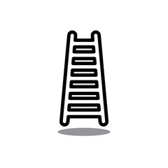 Step ladder Icon Design Vector Template Illustration