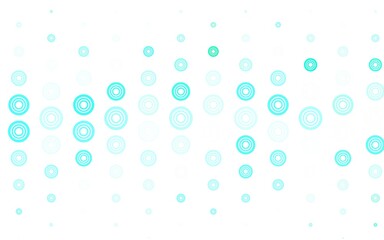Light Green vector pattern with spheres.