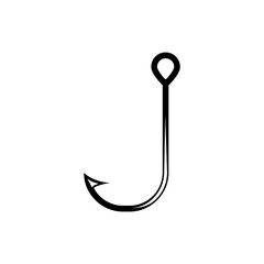 Fishing Hook Icon Design Vector Template Illustration