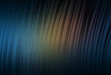 Dark Blue, Yellow vector layout with wry lines.