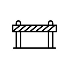 Barrier Icon Design Vector Template Illustration