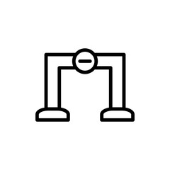 Barrier Icon Design Vector Template Illustration