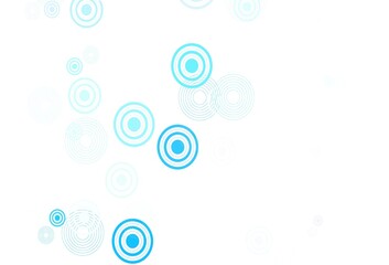 Light Green vector pattern with spheres.