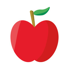 apple fresh fruit isolated icon
