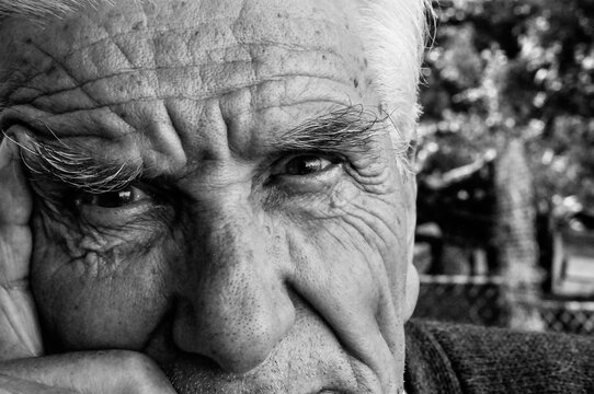 Portrait of old man