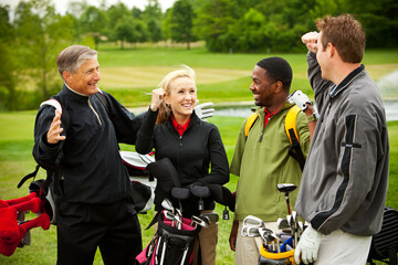 Golf: Team Excited About Winning Tournament