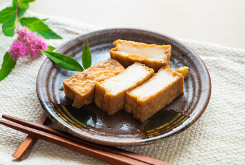 厚揚げ豆腐の煮物