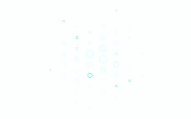 Light Green vector pattern with spheres.