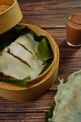 Ela or ila Ada  Adai -Traditional Kerala steamed breakfast, selective focus © vm2002