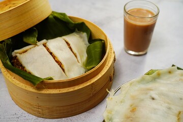 Ela or ila Ada  Adai -Traditional Kerala steamed breakfast, selective focus © vm2002