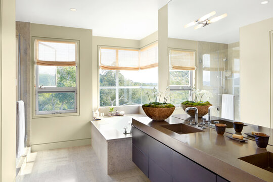 Bathroom in luxury home