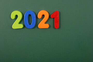 Letters on a magnetic board