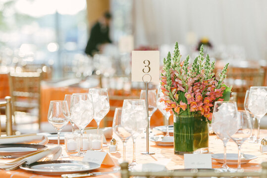 High class numbered event tables
