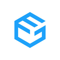 E logo letter EG vector icon illustrations