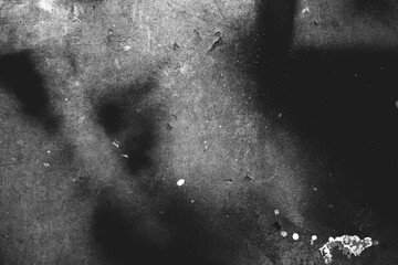 Image of old scratched surface in black and white colors