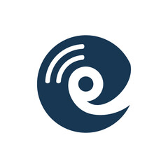 E logo letter vector icon illustrations