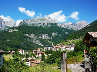 Italy-a view on the Molveno and Brenta