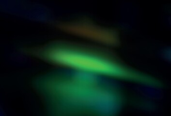 Dark Green, Red vector blurred and colored pattern.