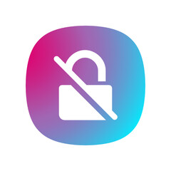 Cracked Lock - Button