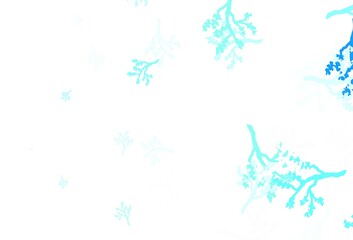 Naklejka premium Light Green vector elegant background with sakura.