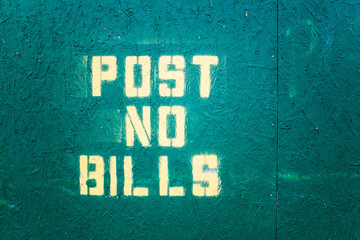 Post No Bills