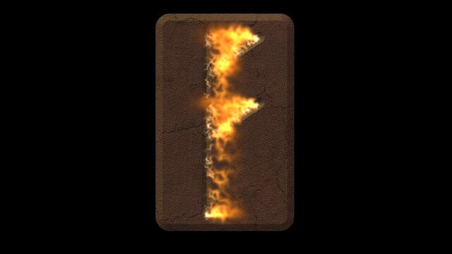FEHU Magic Runa Motion Graphics with alpha channle