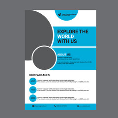 Traveling Flyer design tamplate,New Travel flyer for your travel agency