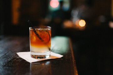 Dark & Stormy Cocktail