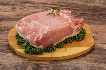 Pork meat piece for cooking